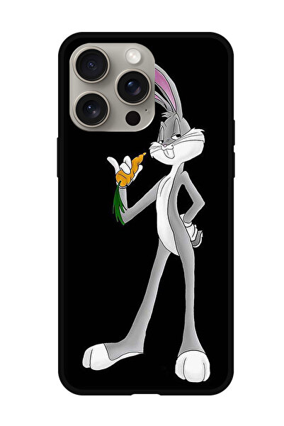 Theodor جراب واقٍ مضاد للخدش والصدمات لهاتف iPhone 15 Pro Max Rabbit