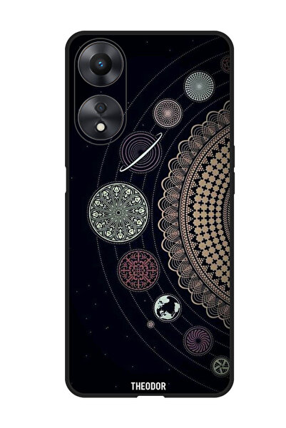 Theodor جراب واقٍ مضاد للخدش والصدمات لهاتف Oppo A98 ماندالا آرت (2)