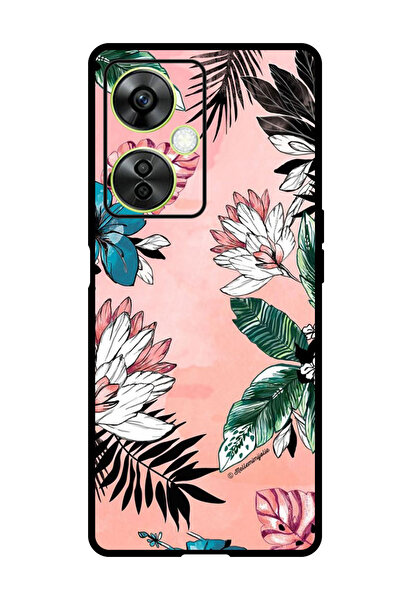 Theodor جراب واقٍ مضاد للخدش والصدمات لهاتف OnePlus Nord CE 3 Lite، زهور وأوراق