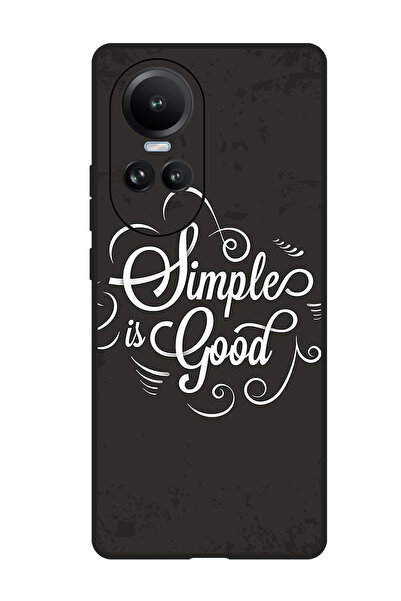 Theodor جراب واقٍ مضاد للخدش والصدمات لهاتف Oppo Reno 10/10 Pro، البساطة جيدة