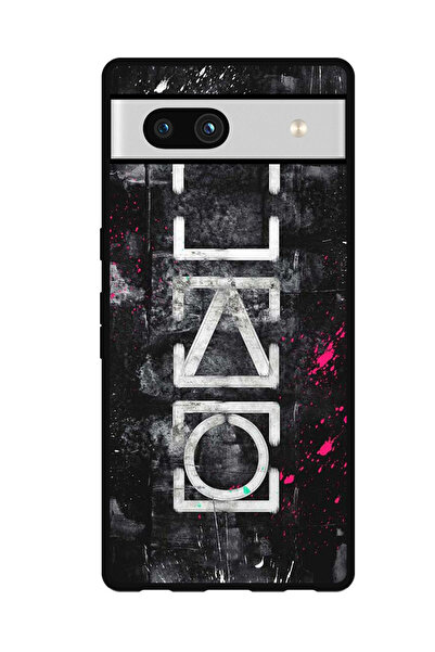 Theodor غطاء حماية مضاد للخدش والصدمات لهاتف جوجل بيكسل 7a برسومات رموز الحبار