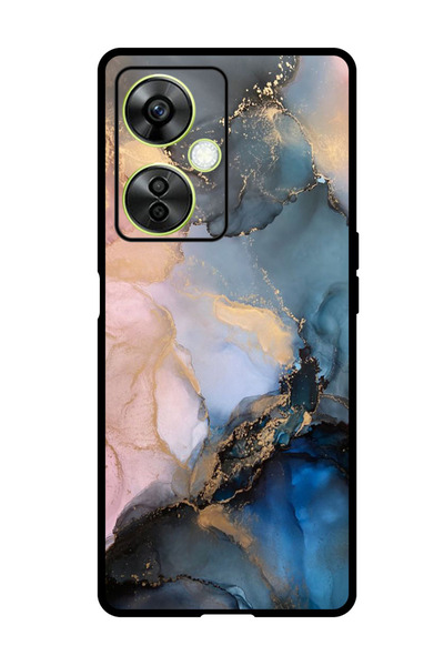 Theodor جراب حماية لهاتف OnePlus Nord CE 3 Lite بلون الرخام الملون (2)