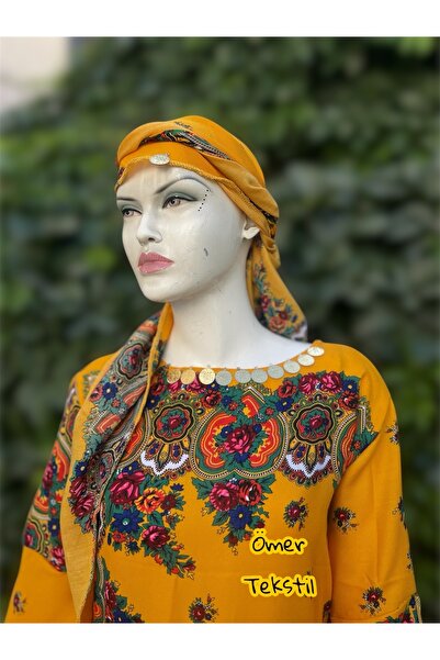 MODA Yöresel Elbise Şal Ve Kuşağı Içinde