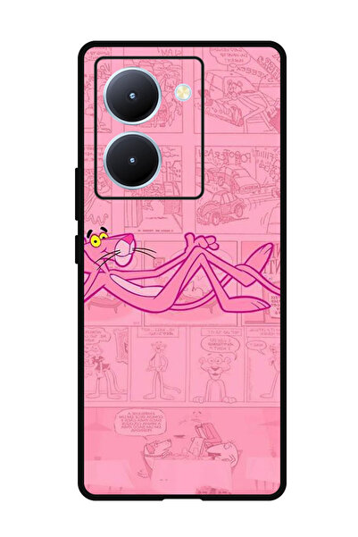 Theodor جراب واقٍ مضاد للخدش والصدمات لهاتف ViVo Y78 China Pink Panther