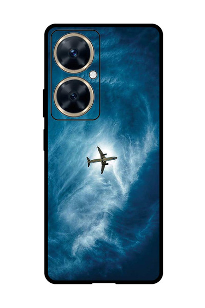 Theodor غطاء حماية مضاد للخدش والصدمات لهاتف هواوي نوفا 11i، طائرة في السماء