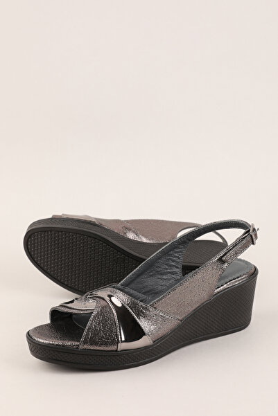 Gondol İçi Deri Sandalet mikay.2013 Platin