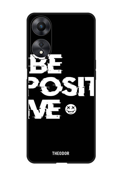 Theodor جراب واقٍ مضاد للخدش والصدمات لهاتف Oppo A98 كن إيجابيًا