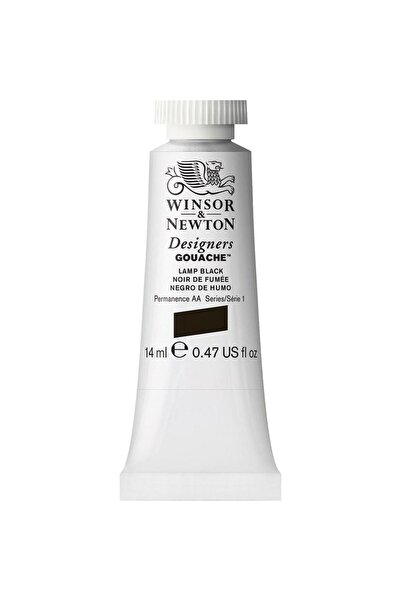 Winsor Newton Winsor & Newton Designers Guaj Boya 14ml Lamp Black 337 S.1