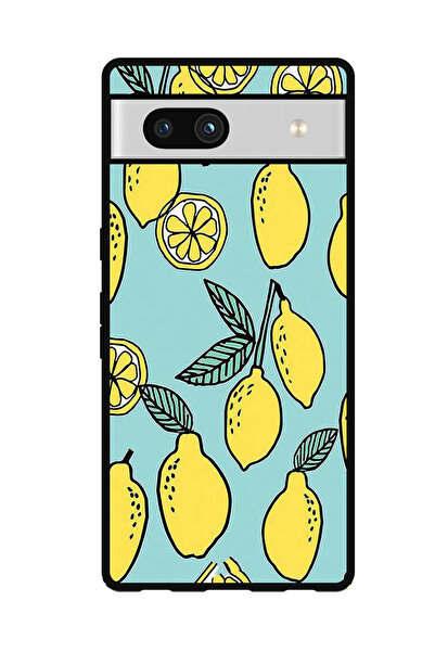 Theodor جراب واقٍ مضاد للخدش والصدمات لهاتف Google Pixel 7a - ليموني فيروزي