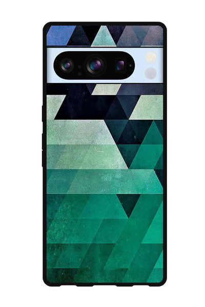 Theodor جراب واقٍ مضاد للخدش والصدمات لهاتف Google Pixel 8 Pro بلون مثلث بحري