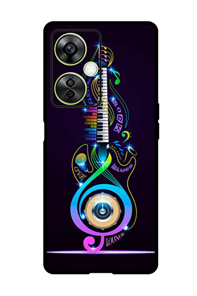 Theodor جراب واقٍ مضاد للخدش والصدمات لهاتف OnePlus Nord CE 3 Lite جيتار موسيقي