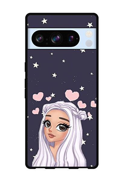 Theodor جراب واقٍ مضاد للخدش والصدمات لهاتف Google Pixel 8 Pro بخلفية نجمة الحب