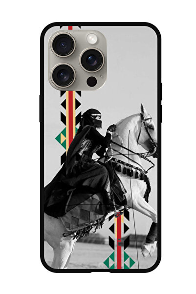 Theodor جراب واقٍ مضاد للخدش والصدمات لهاتف iPhone 15 Pro Max ركوب الخيل