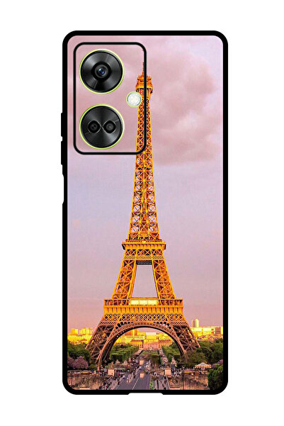 Theodor جراب واقٍ مضاد للخدش والصدمات لهاتف OnePlus Nord CE 3 برج إيفل