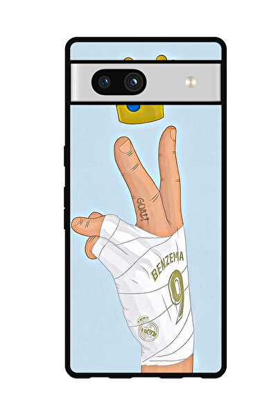 Theodor جراب واقٍ مضاد للخدش والصدمات لهاتف Google Pixel 7a كريم بنزيمة