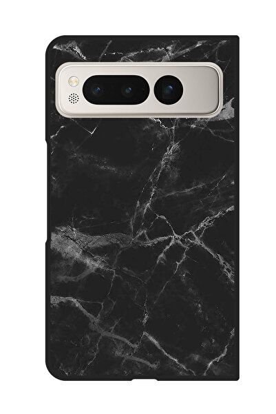 Theodor غطاء حماية مضاد للخدش والصدمات لهاتف Google Pixel Fold باللون الأسود ...