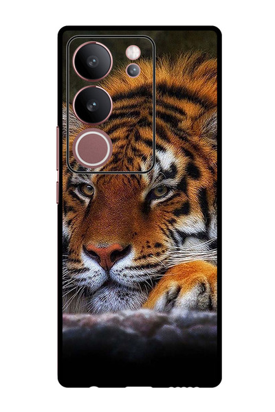 Theodor جراب واقٍ مضاد للخدش والصدمات لهاتف Vivo V29 - V29 Pro Tiger