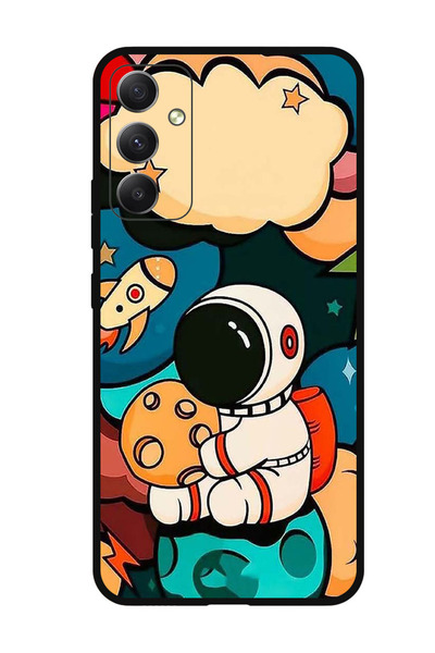 Theodor جراب واقٍ مضاد للخدش والصدمات لهاتف Samsung Galaxy M34 5G Astronaut C...