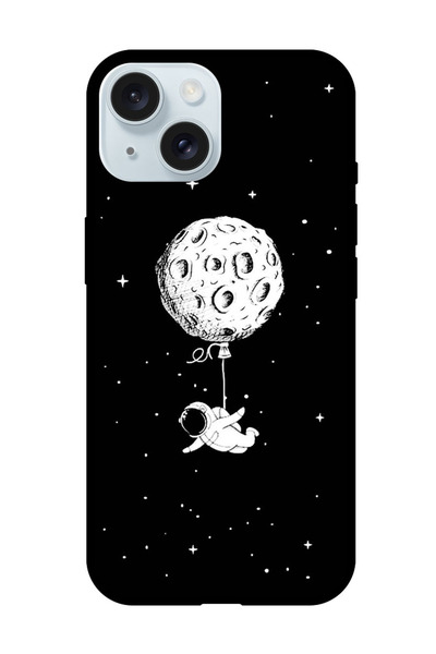 Theodor غطاء حماية مضاد للخدش والصدمات لهاتف iPhone 15 Plus بتصميم رائد فضاء ...