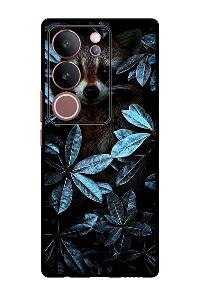 Theodor جراب واقٍ مضاد للخدش والصدمات لهاتف Vivo V29 - V29 Pro، حيوان بين الأوراق