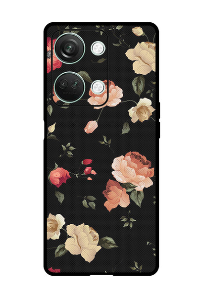 Theodor جراب واقٍ مضاد للخدش والصدمات لهاتف OnePlus Nord 3، لون لوتس ملون