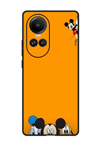 Theodor جراب واقٍ مضاد للخدش والصدمات لهاتف Oppo Reno 10/10 Pro (رسوم متحركة)