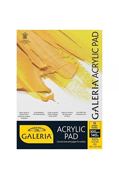 Winsor Newton Winsor&Newton Galeria Acrylic Paint Pad 300Gr A3 15 Sheets