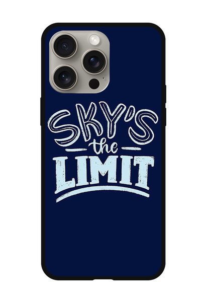 Theodor جراب واقٍ مضاد للخدش والصدمات لهاتف iPhone 15 Pro، السماء هي الحد