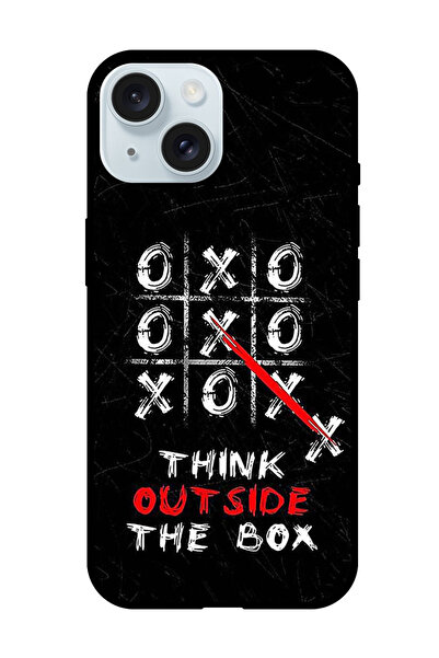 Theodor جراب واقٍ مضاد للخدش والصدمات لهاتف iPhone 15 Plus، فكر خارج الصندوق