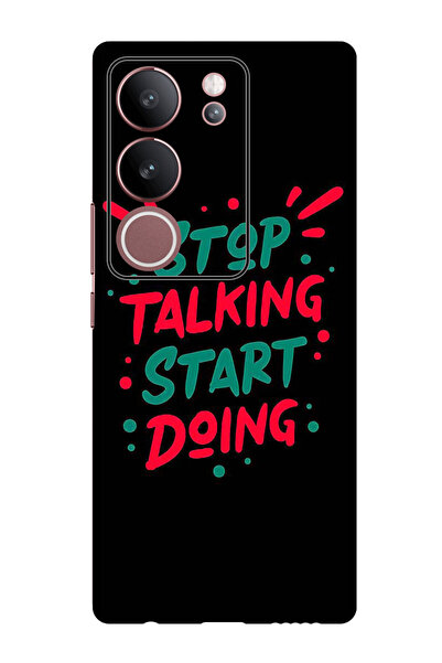 Theodor جراب واقٍ مضاد للخدش والصدمات لهاتف Vivo V29 - V29 Pro، توقف عن الكلام