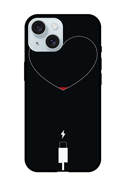 Theodor جراب واقٍ مضاد للخدش والصدمات لهاتف iPhone 15 Plus مع بطارية منخفضة