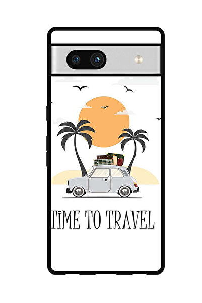 Theodor غطاء حماية مضاد للخدش والصدمات لهاتف Google Pixel 7a - وقت السفر - في...