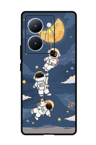 Theodor جراب واقٍ مضاد للخدش والصدمات لهاتف ViVo Y78، رواد فضاء صينيون معلقون