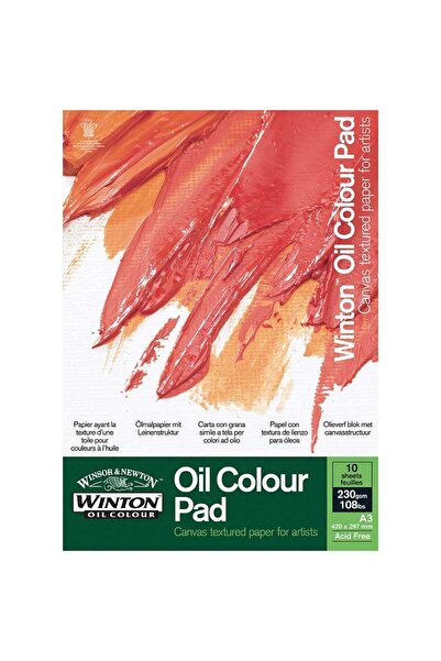 Winsor Newton Winsor & Newton Winton 230Gr Oily Oil Color Pad - 10 Sheets A3 Paint Notepad (29.7X42Cm)