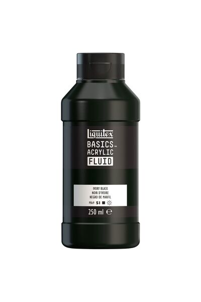 Liquitex Basics Fluid Akrilik Boya 250ml Ivory Black 244