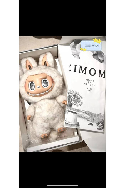 LABUBU Zimomo premium 40 cm dev beyaz renk