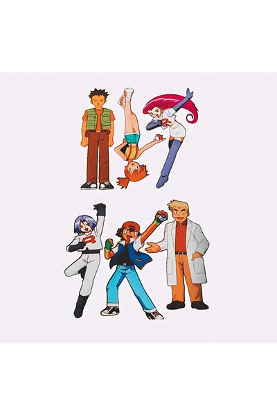 taso8090 Pokemon Special Cut Special Characters Series of 6 People