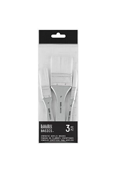 Liquitex Basics Fırçalar Set 3x Sentetik Zemin Fırçaları