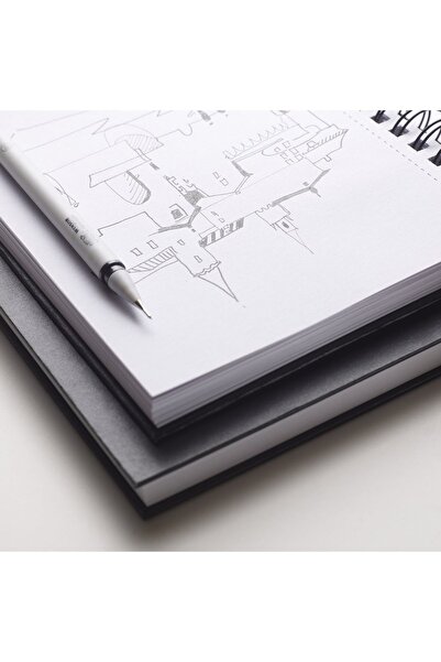 Winsor Newton Winsor & Newton Eskiz Çizim Bloknotu (Sert Ciltli) Siyah Hafif Dokulu 170gr 50 Sayfa A6 (10,5x14,8cm