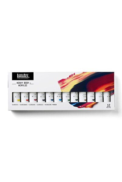 Liquitex Professional Heavy Body Akrilik Boya Set 12x59ml Classic