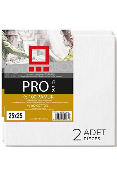 Colorbox Pro Series Pamuk 420gr Tuval (25x25cm) İKİ ADET