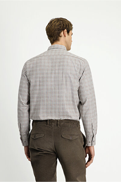 Kiğılı Long Sleeve Regular Fit Button Collar Sports Cotton Plaid Lumberjack Shirt