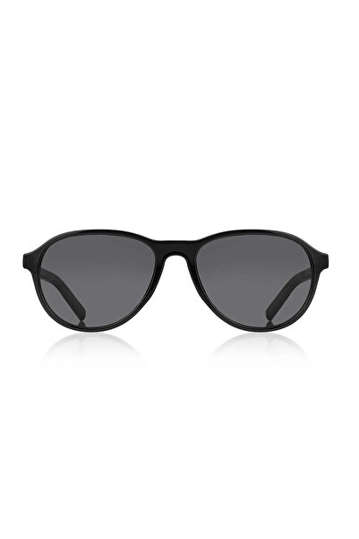 Chunky Frame Damla 1042 Unisex Black Sunglasses