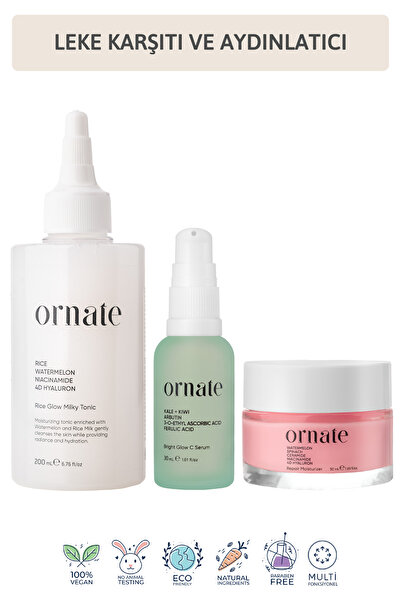 ORNATE Leke Karşıtı ve Aydınlatıcı Cilt Bakım Seti