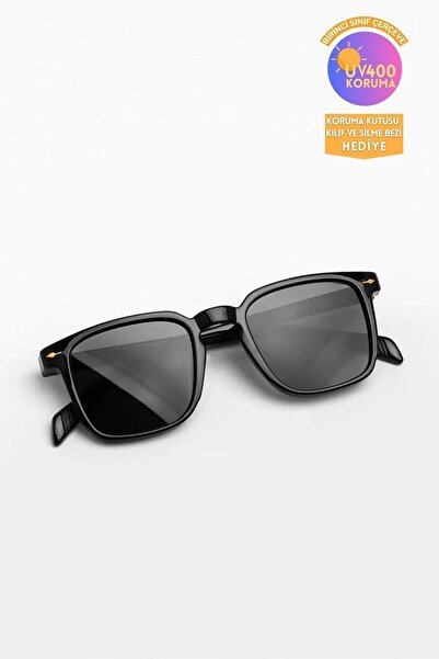 REN EYEWEAR ALCOT UNISEX CLASSIC SQUARE LIGHT SUNGLASSES / REN EYEWEAR