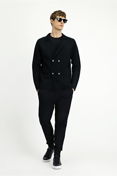 Kiğılı Кардиган от вълна с моно яка и редовна кройка