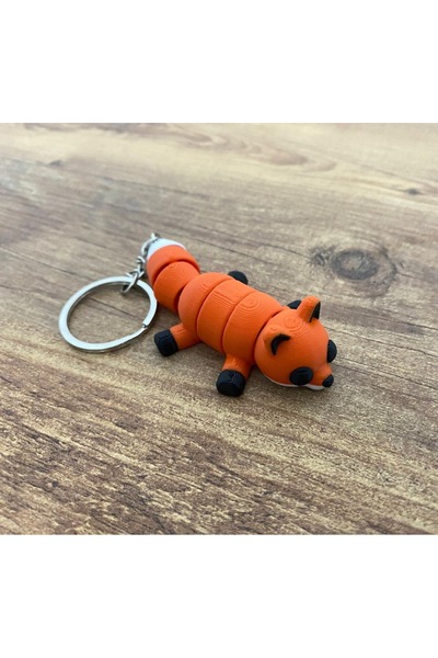 PocketSize Cute Fox Keychain 3D