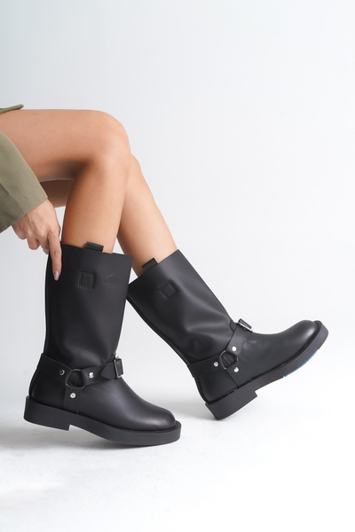 Capone Outfitters Biker Long Women's Boots