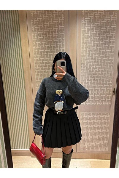 LB Laluna Butik Women's Teddy Bear Sweater