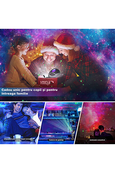 Unified Studios Light projector, alien type, with remote control and timer for lighting duration